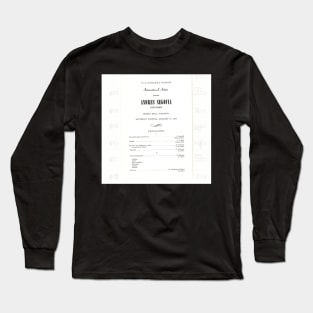 Andres Segovia Long Sleeve T-Shirt